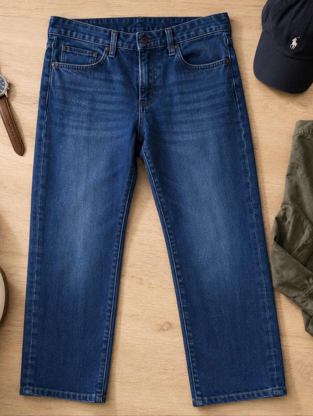 Bonobos Men's Slim Straight Stretch Jeans Dark Wash 33x32